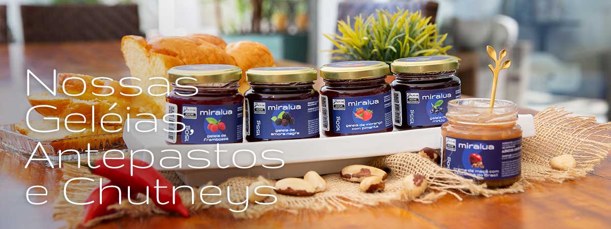 Nossas Gelias, Antepastos e Chutneys