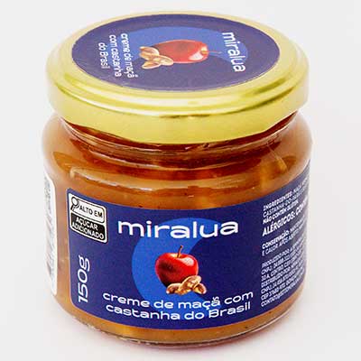 Creme de Maçã com castanha do Brasil Miralua