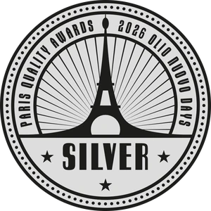 Selo Medalha de Prata Paris Quality Awards Olio Nuovo Days 2026